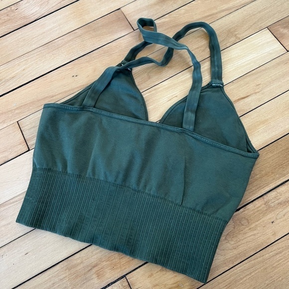 Free People Movement green crop top - Picture 3 of 3